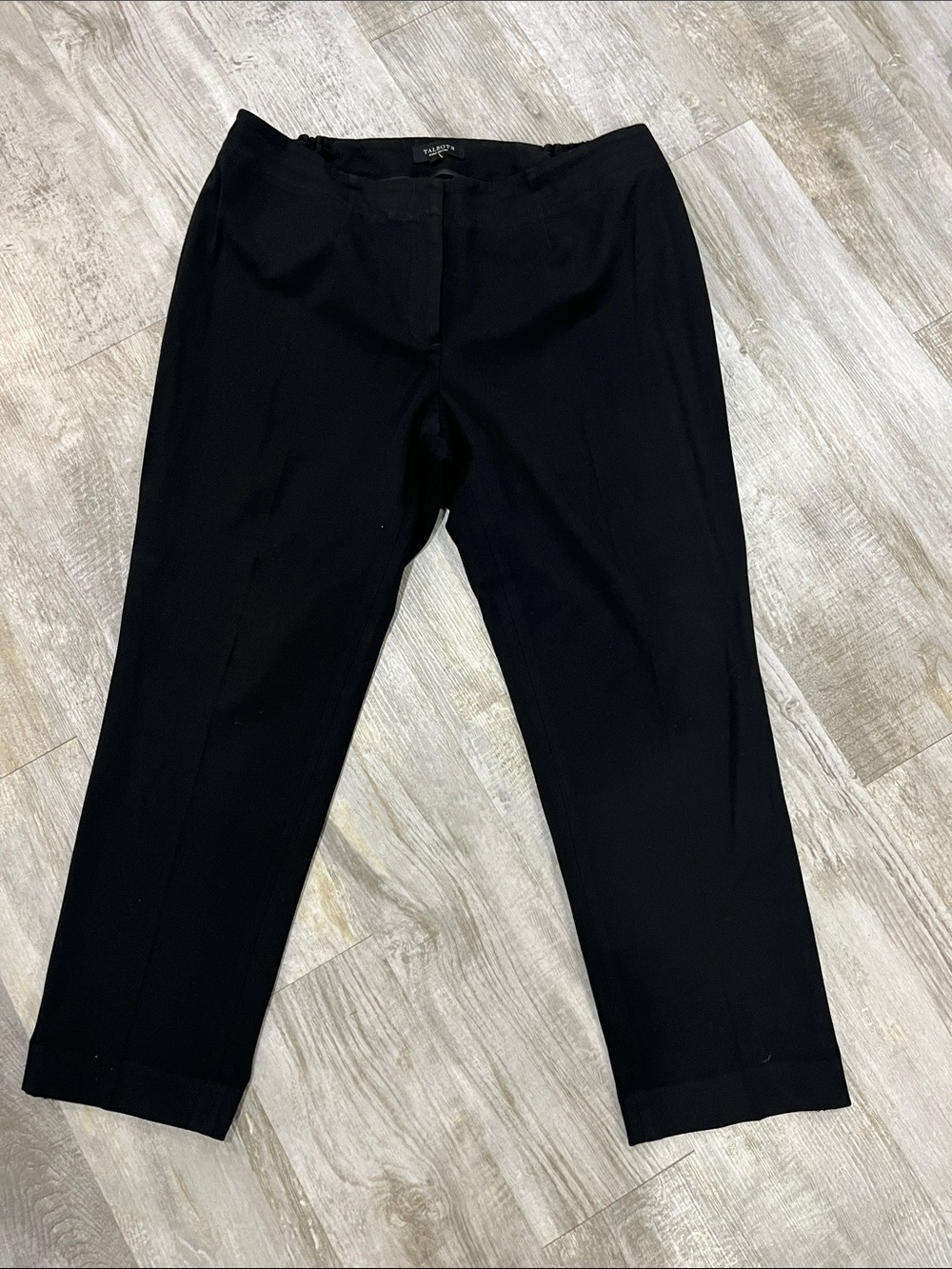 Talbots pants Black Cropped Ankle Pants Womens petite